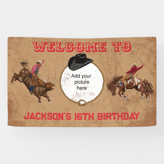 Banderoles Vintage western (Horizontal)