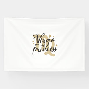 Banderoles Virgo Princess Astrologie Signe Zodiaque Août