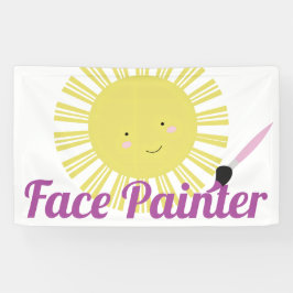 Banderoles Visage de soleil fantaisiste Peintre de visage Art