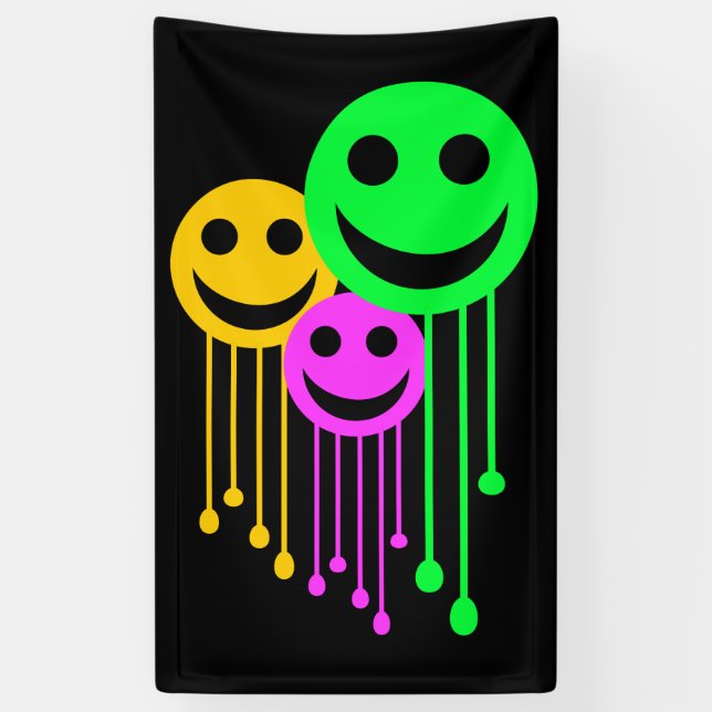 Banderoles Visages souriants (Vertical)