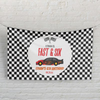 Voiture de course Fast & Six Red Flame pour une fê