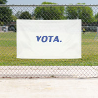 Vota vote en espagnol bleu blanc politique moderne