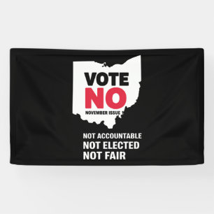 Banderoles Votez Non Novembre Numéro 1