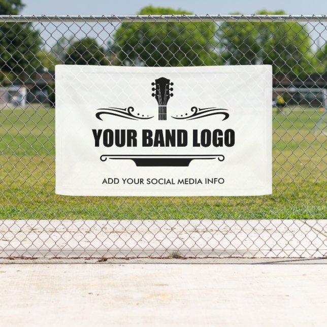 Banderoles Votre logo de bande (En situation)