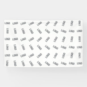 Banderoles Votre logo d'entreprise   Conception de motif de l