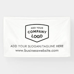 Banderoles Votre logo d'entreprise et votre site Web personna