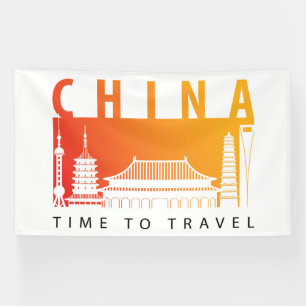 Banderoles Voyage en Chine