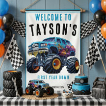 Vroom Zoom Monster Truck Boom | Fête de 1er Annive