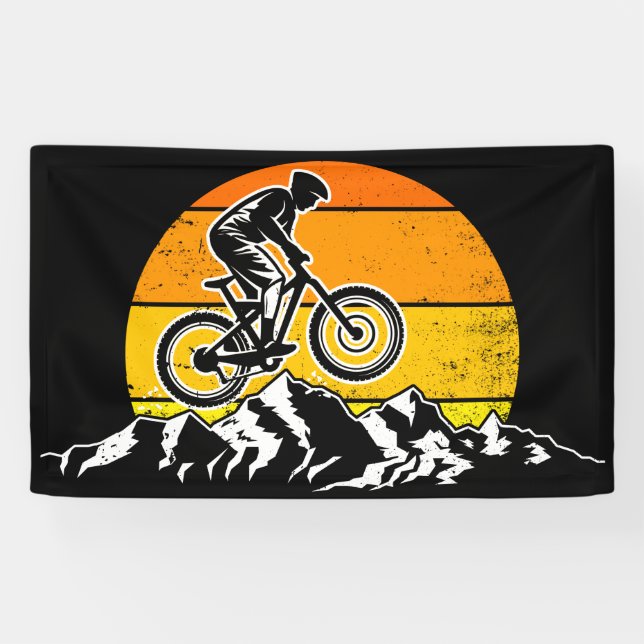Banderoles VTT Downhill - VTT MTB Banne (Horizontal)