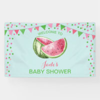 Watermelon Baby shower Aqua Turquoise Turquoise