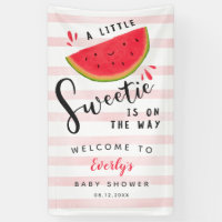 Watermelon Little Sweetie Baby shower Bienvenue