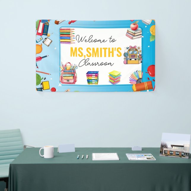 Banderoles Welcome to the Classroom Back to School (Salon professionnel)