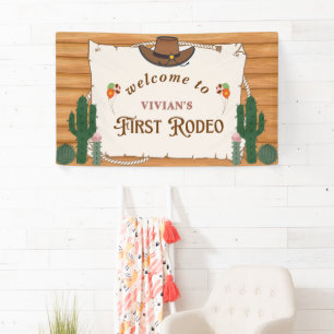 Banderoles Western Cowgirl Saddup Rodeo Bienvenue