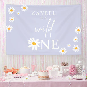 Banderoles Wild One 1er anniversaire fête Boho Daisy Bienvenu