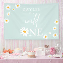 Wild One 1er anniversaire fête Boho Daisy Bienvenu