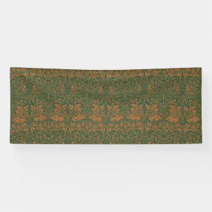 Banderoles William Morris Lapin Frère Ambre Noir Motif