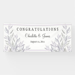 Banderoles Willows doux Lilac, Heather écossaise, Mariage