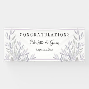 Banderoles Willows doux Lilac, Heather écossaise, Mariage