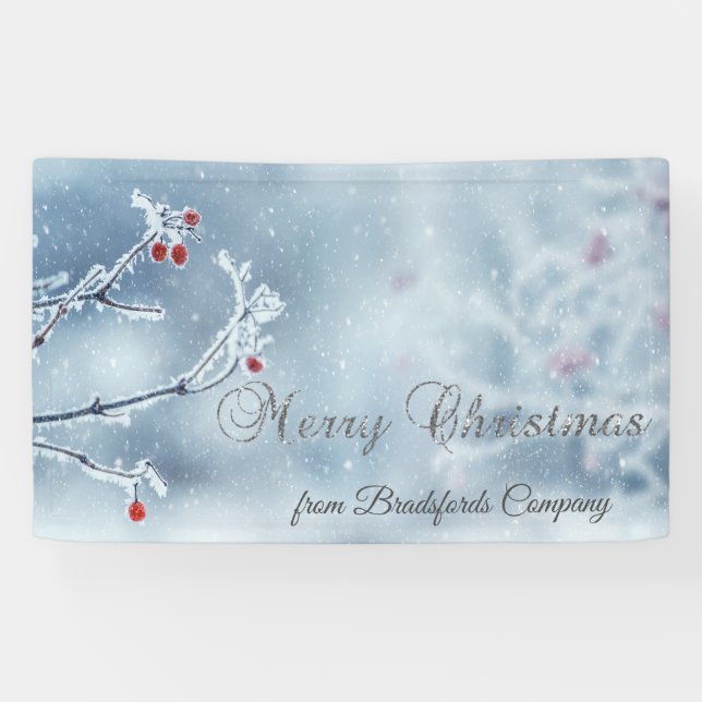 Banderoles Wonderland Branches Blue (Horizontal)