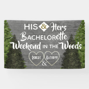 Banderoles Woodsy Son & Ses Bachelorette Party