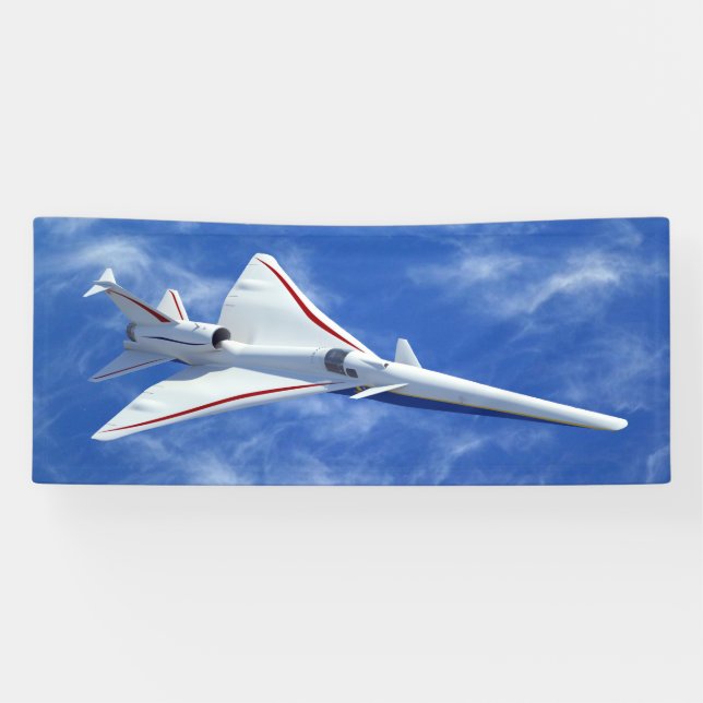 Banderoles X-59 Avion à réaction supersonique à faible poussé (Horizontal)