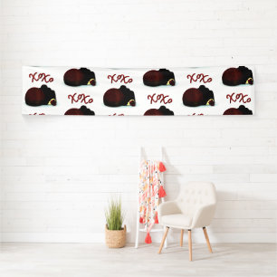 Banderoles XOXO Bonbon de la Saint-Valentin et Chocolat Noir