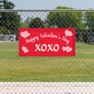 Banderoles XOXO personnalisé pour la Saint-Valentin