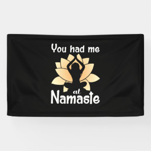 Banderoles Yoga Lover Vous M'Avez Eu À Namaste