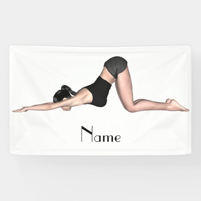 Banderoles Yoga Poses Thunder_Cove (Horizontal)