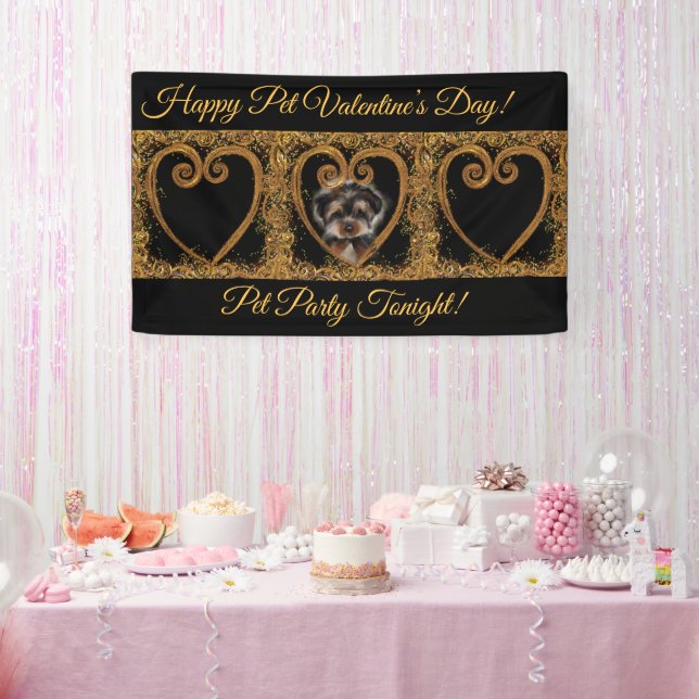 Banderoles Yorkie Poo (Fête)