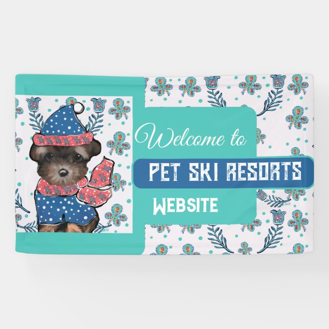 Banderoles Yorkie Poo (Horizontal)