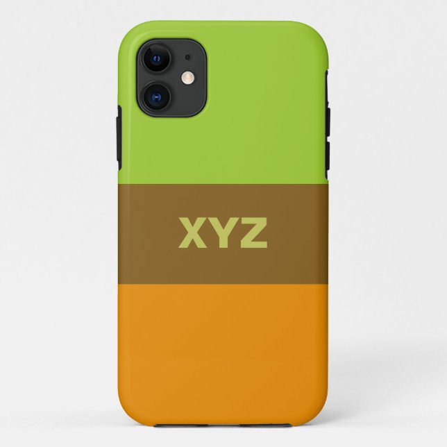 Bandes à trois couleurs coques personnalisés (Dos)