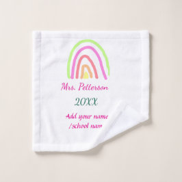 Bandes arc-en-ciel colorées ajouter le nom de l'en