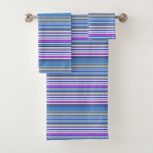 Bandes bleu violet mignonnes (En situation)