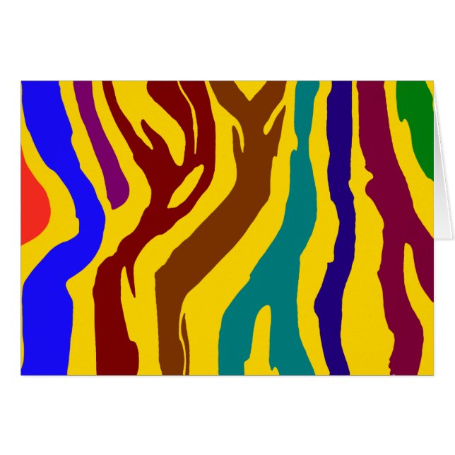 Bandes colorées de zèbre (Devant horizontal)