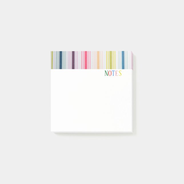 Bandes colorées post-it (Devant)