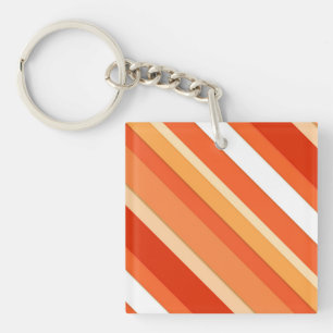 Bandes de bonbons en couches - orange et blanc