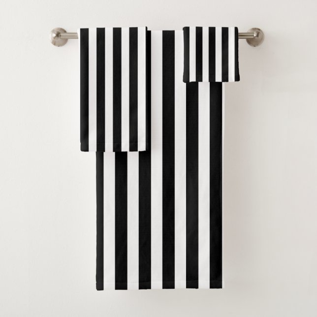 Bandes de bonbons noir et blanc (En situation)