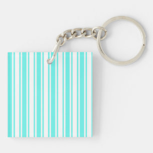 Bandes de bonbons turquoise et blanche