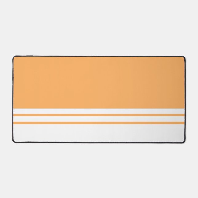 Bandes de course chic orange blanc de fond blanc c (Recto)