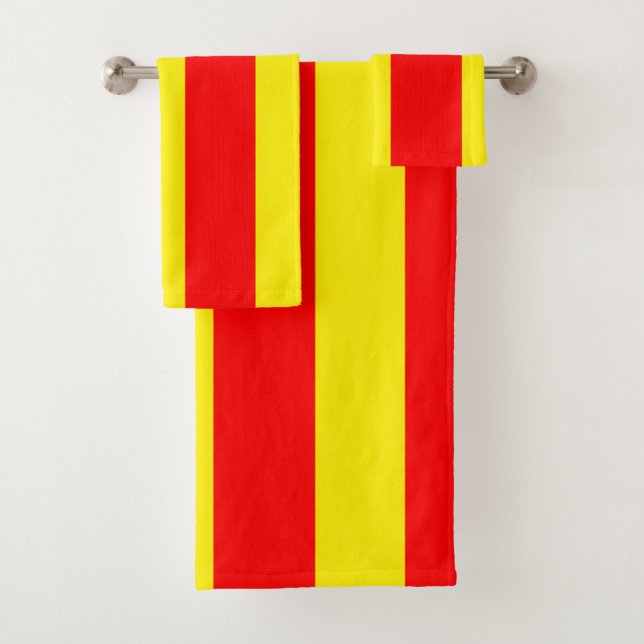 Bandes de ligne jaune et rouge (En situation)