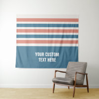 Bandes de tapisseries de texte personnalisé motif