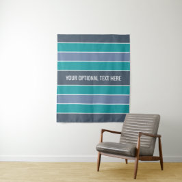 Bandes de tapisseries de texte personnalisé motif