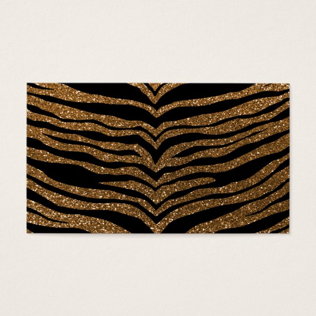 Bandes de tigre de parties scintillant d'or (Devant)