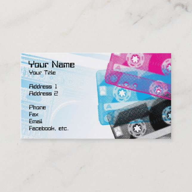 Bandes de vieille école et cartes de profil de (Devant)