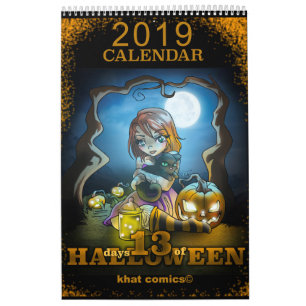 Bandes dessinées de Khat 13 jours de calendrier de