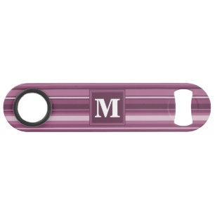 Bandes mauve monogrammes