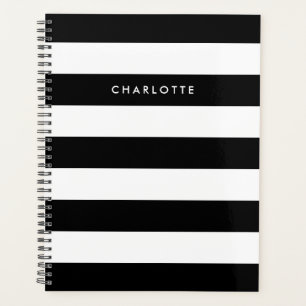 Bandes noires et blanches personnalisées