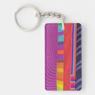bandes ondulées colorées - rectangle