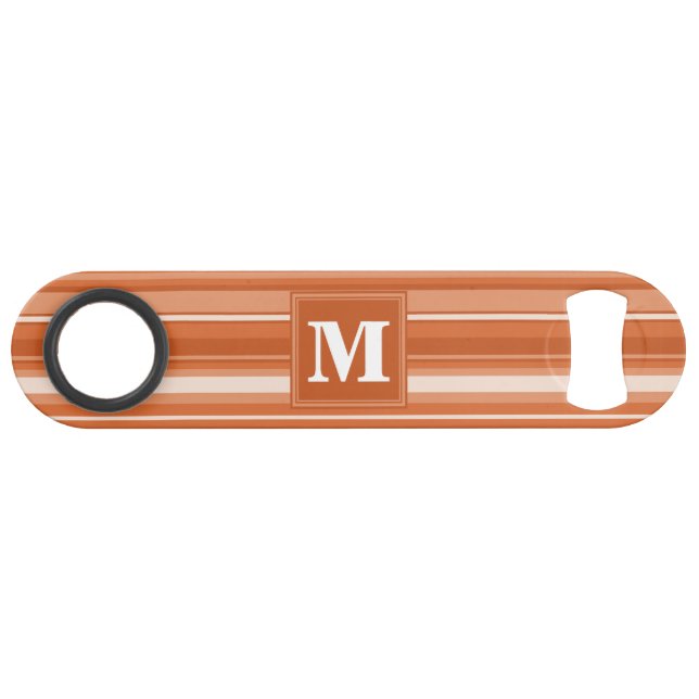 Bandes orange monogrammes (Devant (Horizontal))